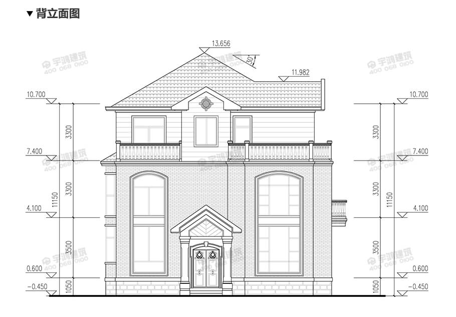 18x12米復(fù)式三層自建房設(shè)計(jì)圖紙