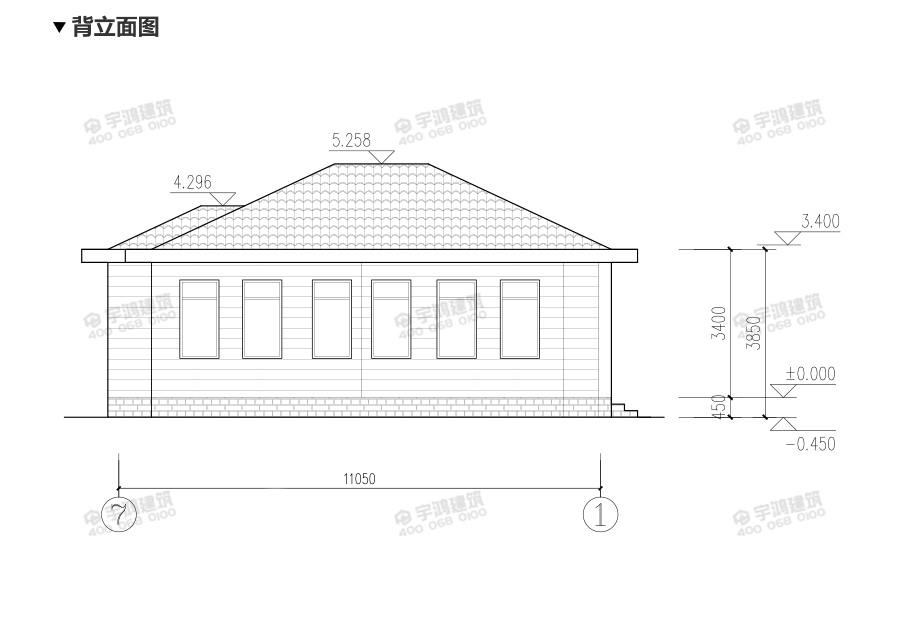 90平一層簡(jiǎn)歐新農(nóng)村別墅設(shè)計(jì)圖紙