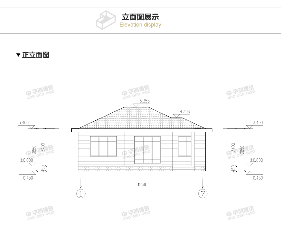 90平一層簡(jiǎn)歐新農(nóng)村別墅設(shè)計(jì)圖紙