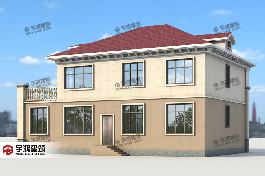 25萬帶車庫農(nóng)村自建別墅設(shè)計圖紙