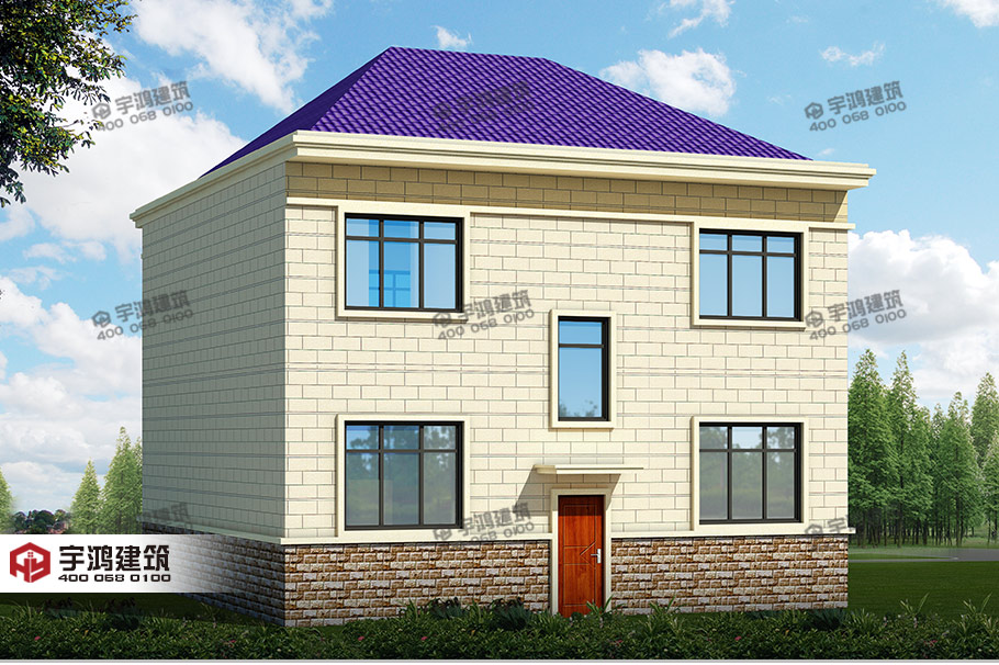 漂亮126平鄉(xiāng)村復式小洋樓設計圖紙