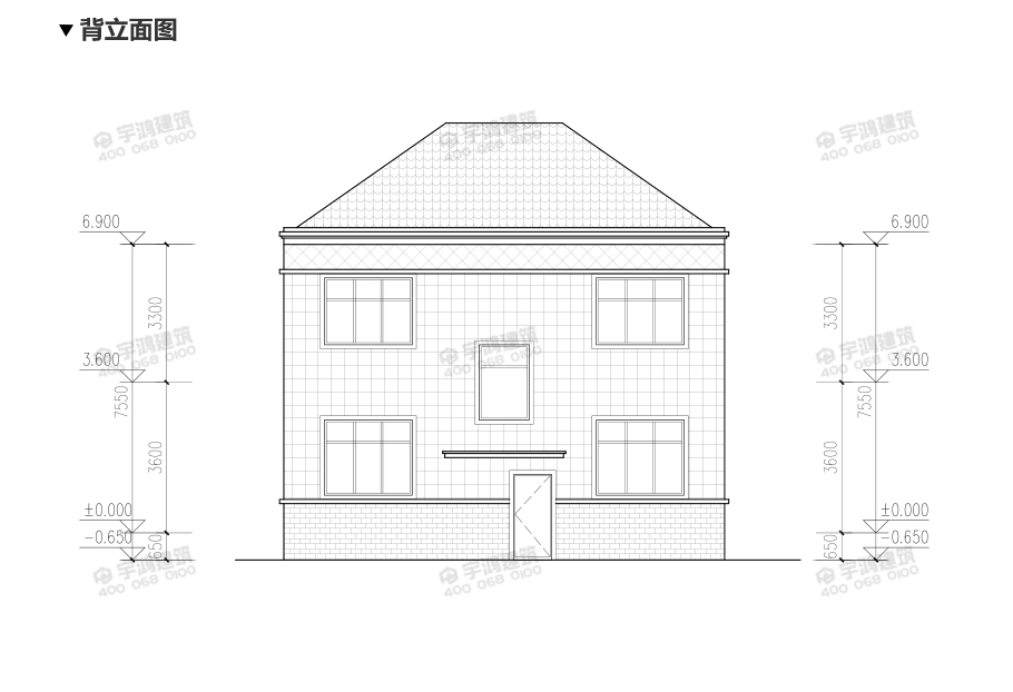 漂亮126平鄉(xiāng)村復式小洋樓設計圖紙