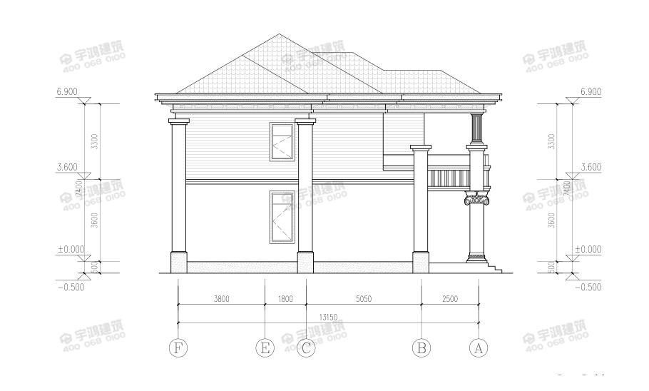 140平新中式20萬元二層小樓設計圖，耐看實用