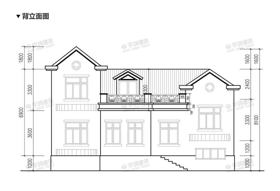 新型農村一層半小別墅設計圖,美觀實用帶閣樓