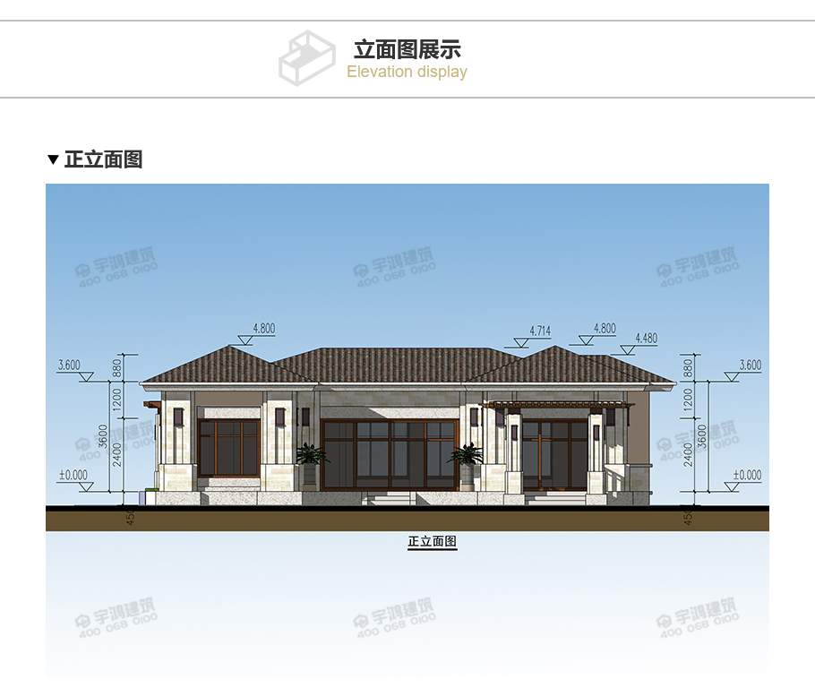 鄉下建房一層別墅戶型圖及效果圖，時尚又實惠