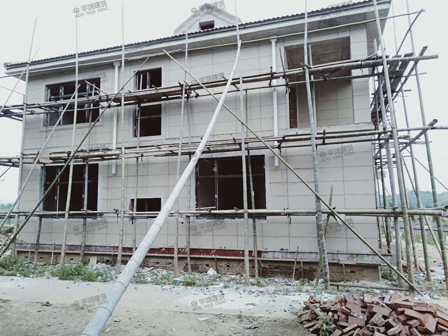 唐式風格農村二層自建房設計圖紙及效果圖，古樸典雅