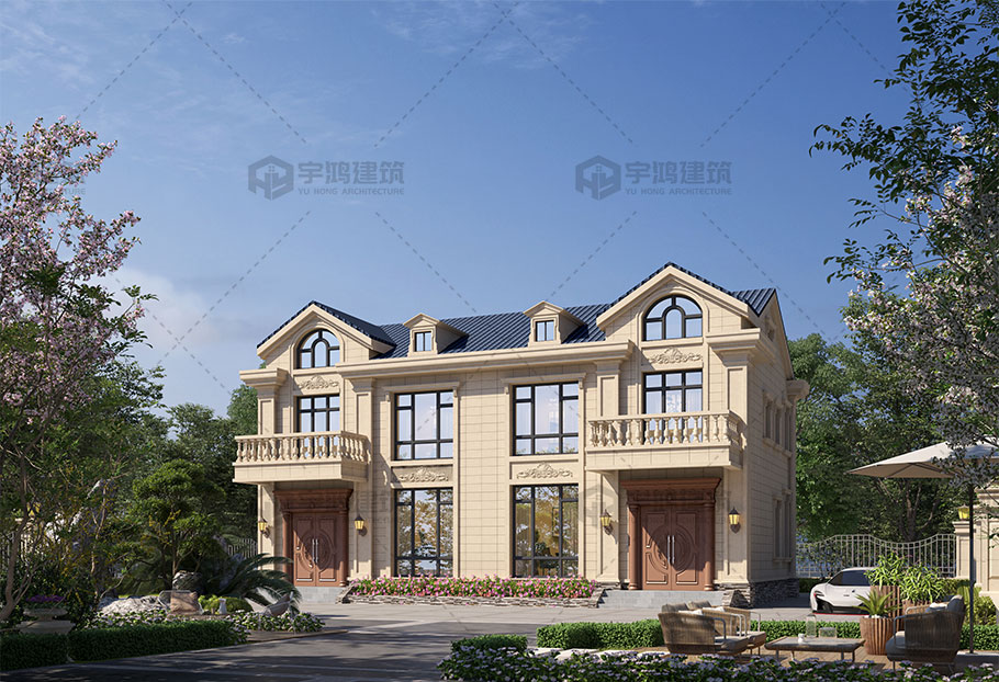 2層歐式15X10別墅設(shè)計圖紙