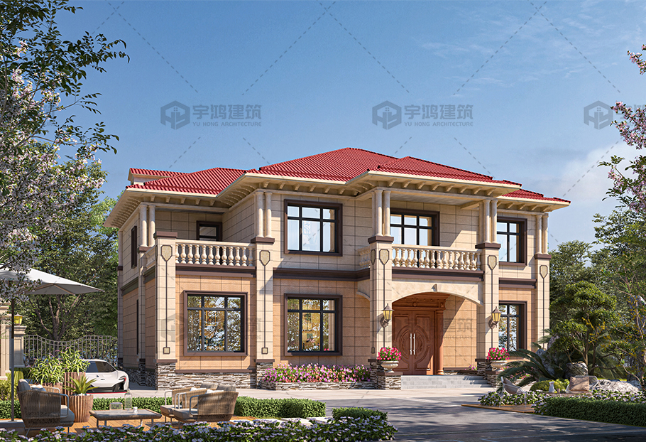 15x13歐式磚混結(jié)構(gòu)別墅設(shè)計圖紙